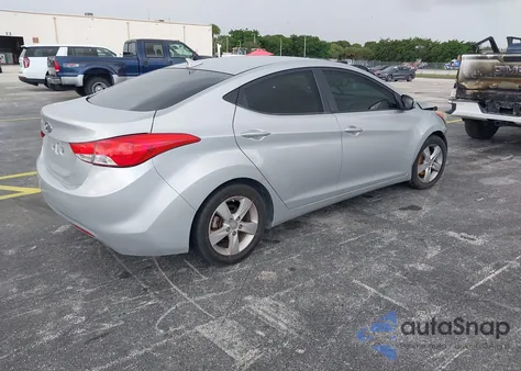 2013 Hyundai Elantra Gls из США, поврежденный, VIN 5NPDH4AE0DH254991